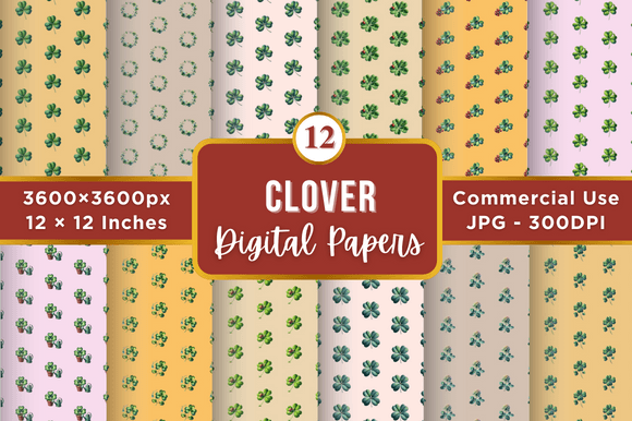 Clover Digital Paper Patterns: The Ultimate Resource for Creative Projects