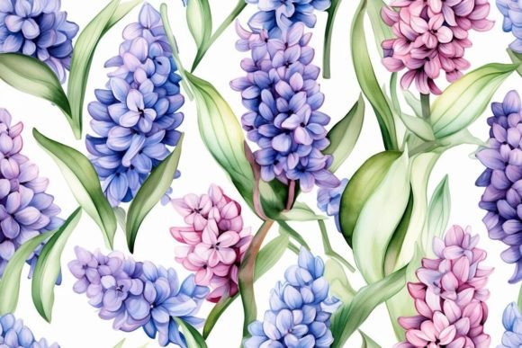 Hyacinth Patterns for Creative Projects