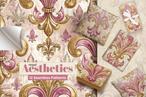 Regal Aesthetics Seamless Patterns: Strategic Visual Assets for Professional Design