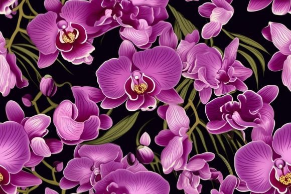 Seamless Patterns Orchid Patterns: The Ultimate Resource for Floral Design