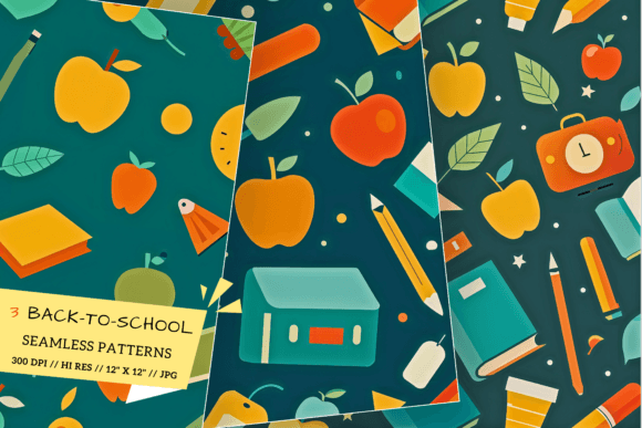 Transform Your Creative Projects with Retro Classroom Chalkboard Patterns and Flowers Premium Digital Papers