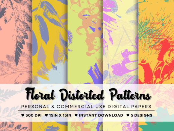 Unlocking Creativity with Abstract Floral Distorted Patterns: A Designer's Guide to Modern Visual Identity